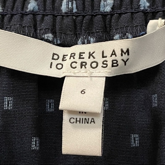 DEREK LAM 10 CROSBY Blue Off The Shoulder Top  6 - Picture 8 of 8